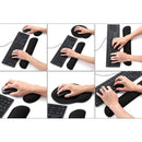 Slip Ergonomic Wrist Rest Keyboard Pads Laptop Parts Mice Pad Mouse Mat Set