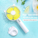 #A Handheld USB Mini Fan Portable Rechargeable Creative Mini Hand-Held Small Coo