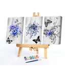 Paint By Numbers Kit DIY Butterfly Colouring Oil Art Picture Home Ornaments