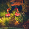 Solar Power LED Pink Bird Lawn Light Outdoor Garden Landscape Lamps (2pcs) Newly
