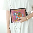 DIY Elephant Special Shaped Diamond Painting Novelty Wristlet Bag Zipper Wallet