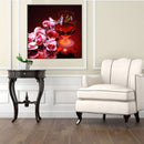 Red Wine Rose 5D Diamond DIY Painting  Kit Home Decor Craft