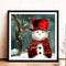 Diamond Painting 5D DIY Christmas Snowman Embroidery Craft Needlework Wall Decor
