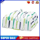 Kitchen Insulation Aluminum Foil Food Cover Folded Anti Mosquito Cover (L)