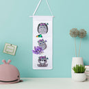 Wall Hanging Storage Bag DIY Owl Diamond Painting Home Organizer (AA1024) Newly