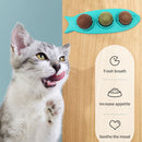 Cat Mint Ball Toys - Catnip Roller Treats Kitten Chewing Toys for Wall Moun