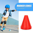 10x Marker Cones Roller Skating Football Soccer Training Equipment (Red) Newly