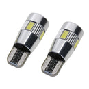 VODOOL 2ST T10 W5W 5630 6SMD Car Wide Bulbs Dash Board LEDs for Universa