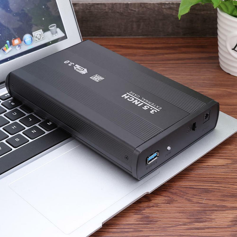 3.5"inch USB 3.0 SATA SSD Hard Drive External Enclosure HDD Mobile Disk Box Case