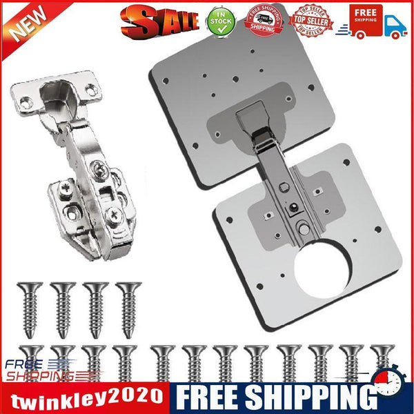 Hinge Repair Plate Kit Cabinet Cupboard Furniture Drawer Window Repair Tool
