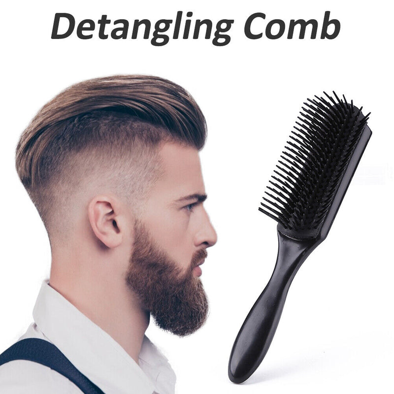 Men Hair Styling Comb Brush Removable Head Scalp Massager Brush Styling Too