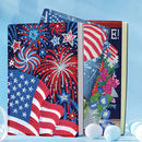 DIY Diamond Painting Mosaic A5 Notebook Partial Special Shaped Independence D