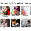 Pain Relief with Soft Removable Cover Hot Water Bottle Hot Water Bag Extra Long