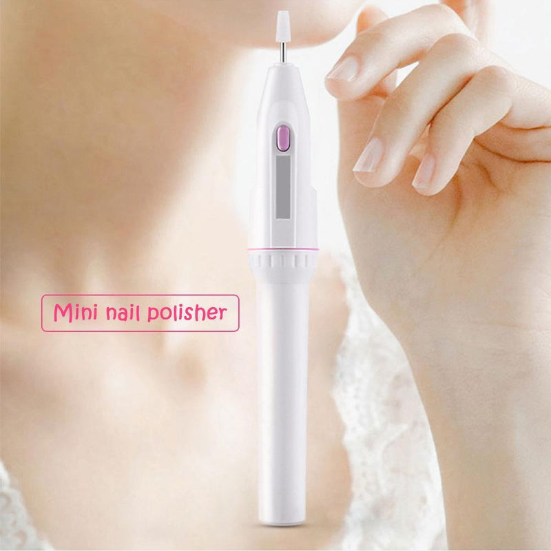 1 Set Unique Fashion Mini Nail Polisher Electric Grinder Pedicure Manicure