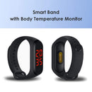 Smart Watch LED Time Display Body Temperature Measurement Thermometer Smartwatch