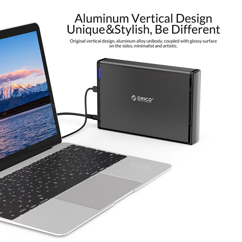 ORICO 7688C3 5Gbps 3.5 inch HDD SSD Enclosure USB 3.1 Type-C SATA Case (EU)