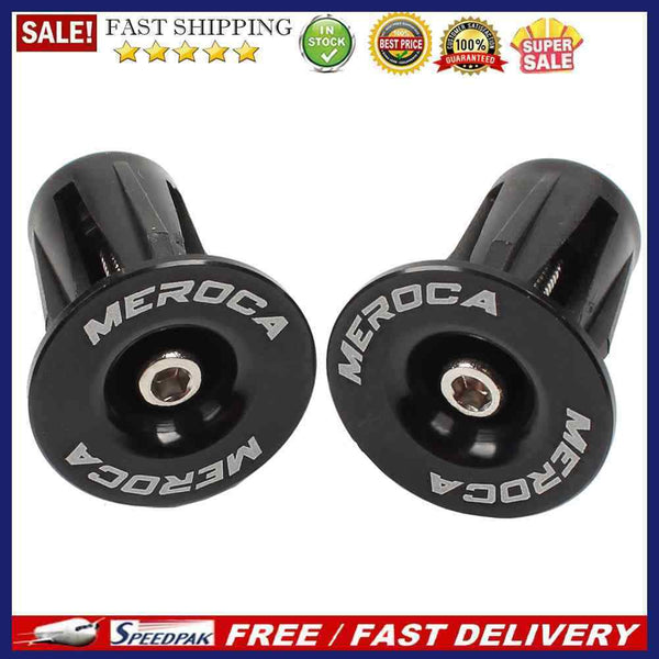 2pcs Aluminum Bicycle Bar Grips End Cap Mountain MTB Road Bike Handlebar Pl
