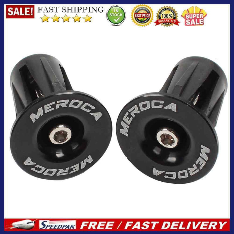 2pcs Aluminum Bicycle Bar Grips End Cap Mountain MTB Road Bike Handlebar Pl