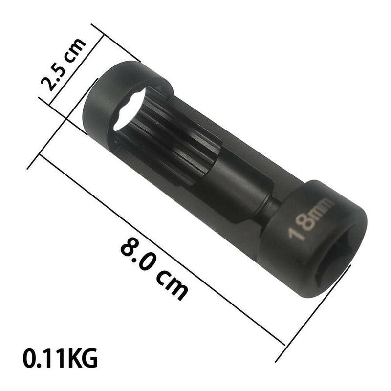 Durable to Use 18mm Strut Nut Socket Strut Socket Tool Replacment Parts Durable