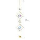 Fashion Suncatcher Crystal Pendant Moon Sun Ball Prism Drops Rainbow Maker