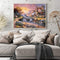 Village Sunset 50x40cm Oil Paint By Numbers Picture DIY Painting