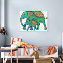 5D DIY Diamond Painting Elephant Special Shaped Full Drill Mosaic Art Decor