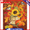 Frameless Oil Paint By Numbers DIY Barrel Bird Picture Craft Kit for Bedroom