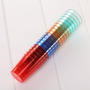 10pcs Disposable 30ml Glasses Cups Plastic Cup Neon Pa Bar Colourful CLLL Y4L8