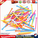 100pcs 100mm Mixed Color Plastic Golf Ball Tee Golf Holder Training Aid Newly