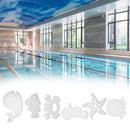 6pcs Floating Oil Absorbing Sponge Swimming Pool Hot Tub Scum Cleaning Spon