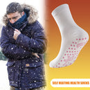 2pcs Unisex Winter Self-Heating Health Socks Pain Relief Stockings (White) Newly