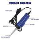 Electric Solder Tin Sucker Vacuum Soldering Remove Pump with 3 Suction Nozzles