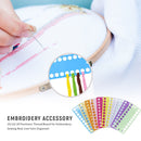 10x 20 Positions Plastic Thread Board Embroidery Row Line Organizer (A) Newly