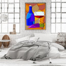 Wine and Grape Oil Paint By Numbers Kits Canvas Drawing DIY Coloring Picture Art