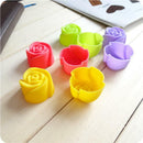 Maker Chocolate Jelly Cup Cake Mold Cookie Rose Flower Silicone Baking Mould