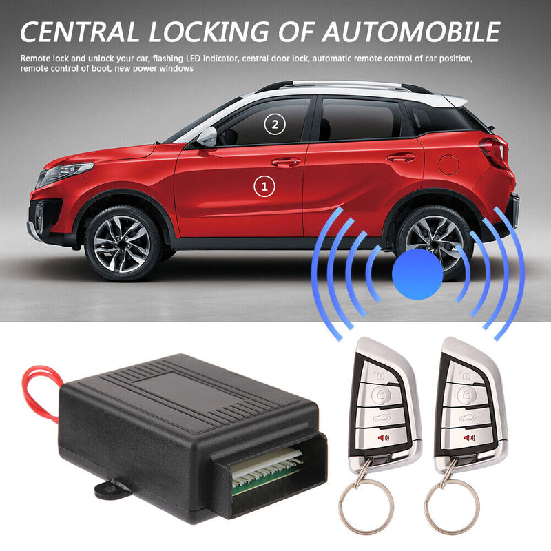 Car Remote Central Door Lock Kit Auto Keyless Entry Alarm System 402/T304