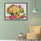 14CT Full Cross Stitch Gorgeous Vase Stamped DIY Embroidery Kits Handmade Crafts