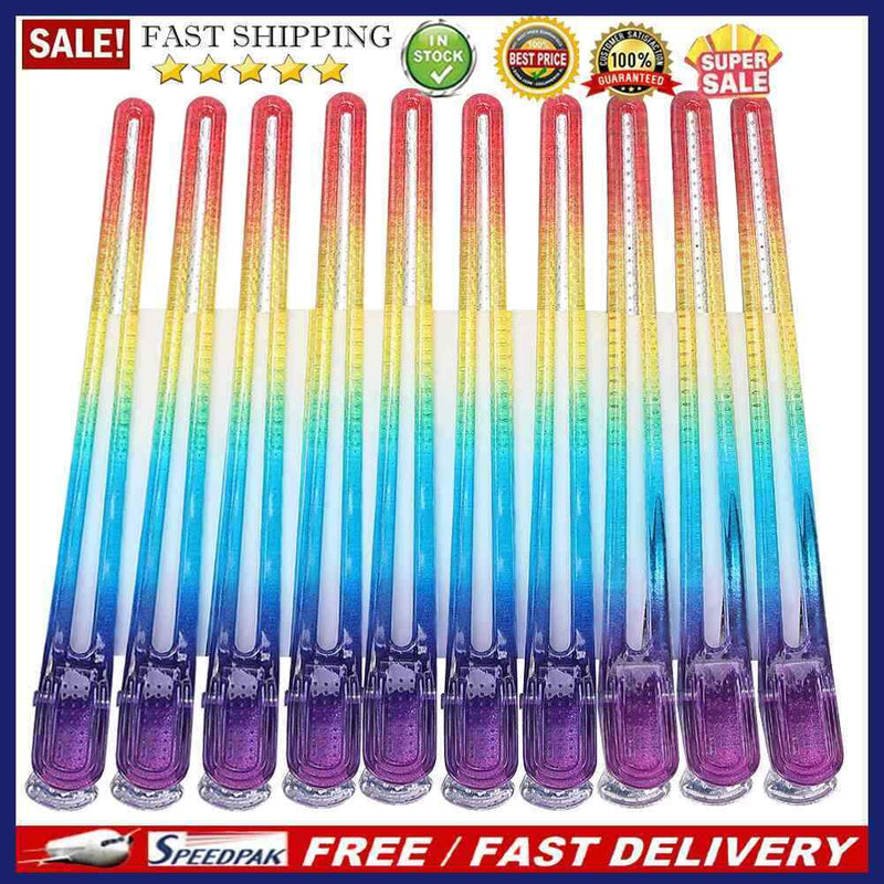 10pcs Alligator Hair Clip Clamps Hairdressing Salon Hair Grip Crocodile Hai