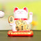 Chinese Lucky Cat Wealth Waving Shaking Hand Fortune Welcome Craft (White) UK