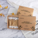 Biodegradable Bamboo Cotton Swab Nose Ears Cleaning Sticks Ear Swab Cotton Buds
