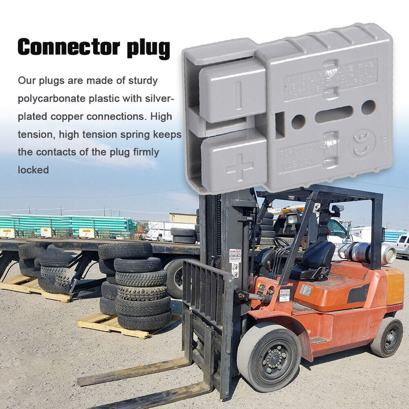Portable Quick Charging Bipolar Plug 50A 600V Vehicle Power Battery Connector