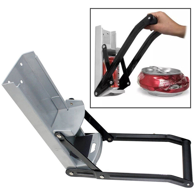16oz Can Crusher Wall Mounted Beer Soda Bottle Smasher Home Recycling Tool