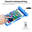 VODOOL Universal Waterproof Bags Protective Cover for 4.0-5.8in Phone Blue Newly