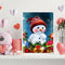 Snowman Frameless DIY Oil Paint by Numbers Kit Picture Coloring Canvas Art