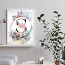 Handmade Flower Letter 5D DIY Full Round Drill Drawing Kit Diamond Painting Gift