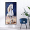 White Horse Oil Paint By Numbers Kits DIY Handpainted on Canvas Wall Art