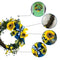 Ukrainian Sunflower Wreath Artificial Flowers Wreaths Front Spring Garland S8M5