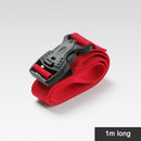 2x Nylon Cargo Tie Luggage Belt Strap Camping Hiking Outdoor Fixed Buckle Rop