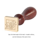 DIY Animal Plant Seal Stamp Scrapbooking Card Album Sealing Wax Stamp Handcraft