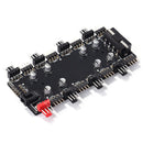 1 To 8 Multi Way Splitter RGB PWM HUB 12V/4 Pin for Fan Motherboard (4D) Newly